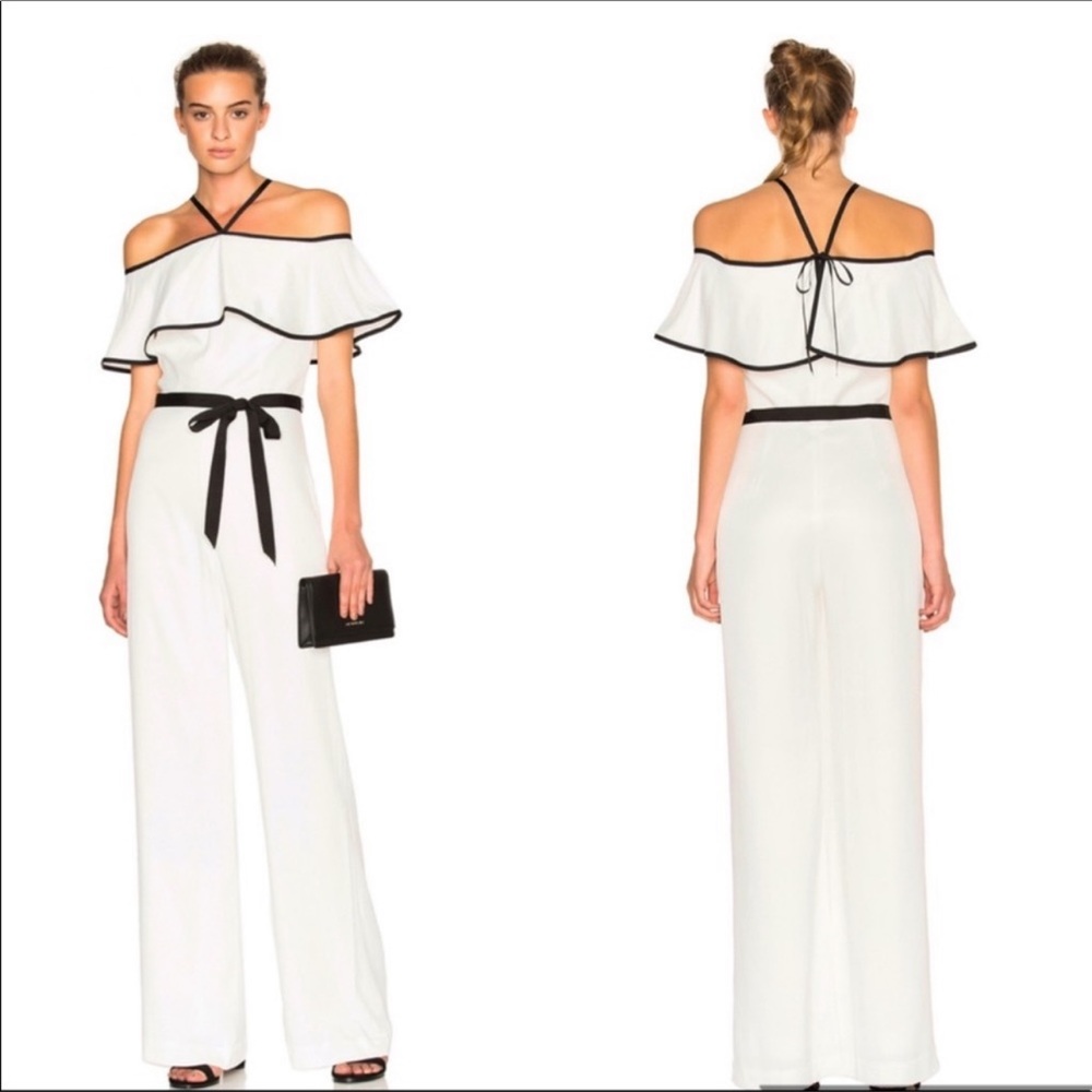 ALEXIS white Spencer jumpsuit